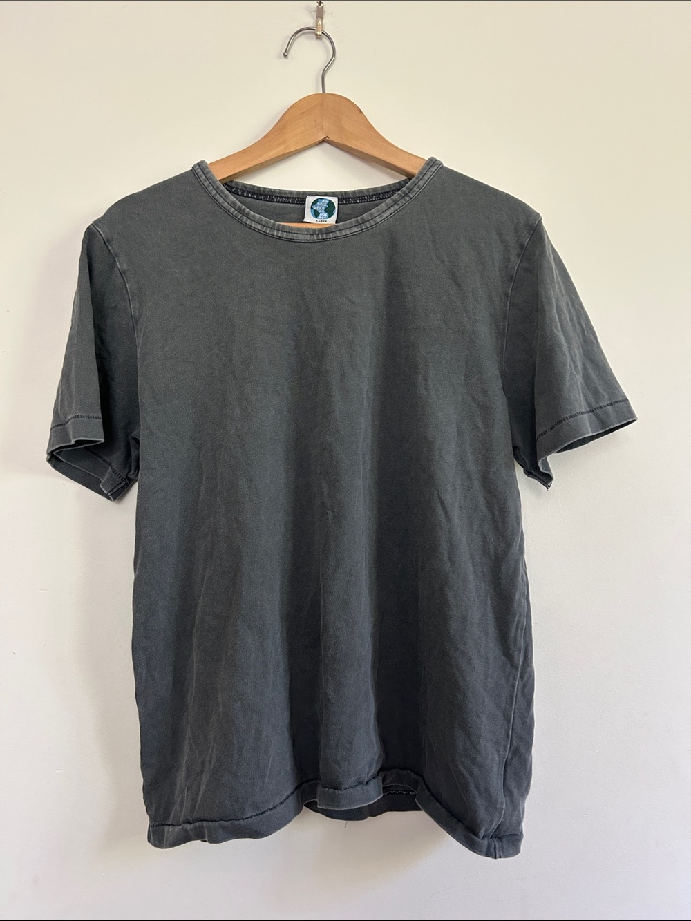 Angels Welcome Market soft grey tshirt